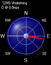 VWS 295 Vindretning - Vindrose